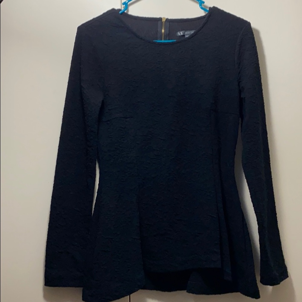 AX long sleeve Peplum top
